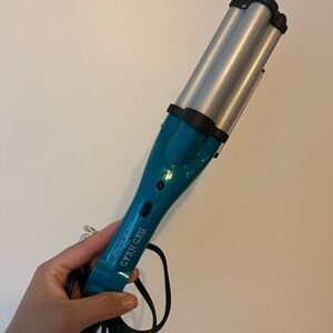 BedHead Teal and Silver Hair Styler